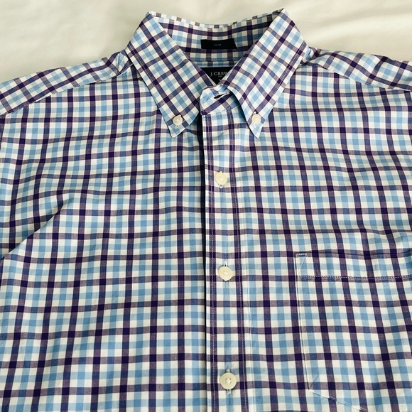 J Crew Men’s button front long sleeve shirts.  Lot of 6 slim fit size medium - Picture 3 of 7